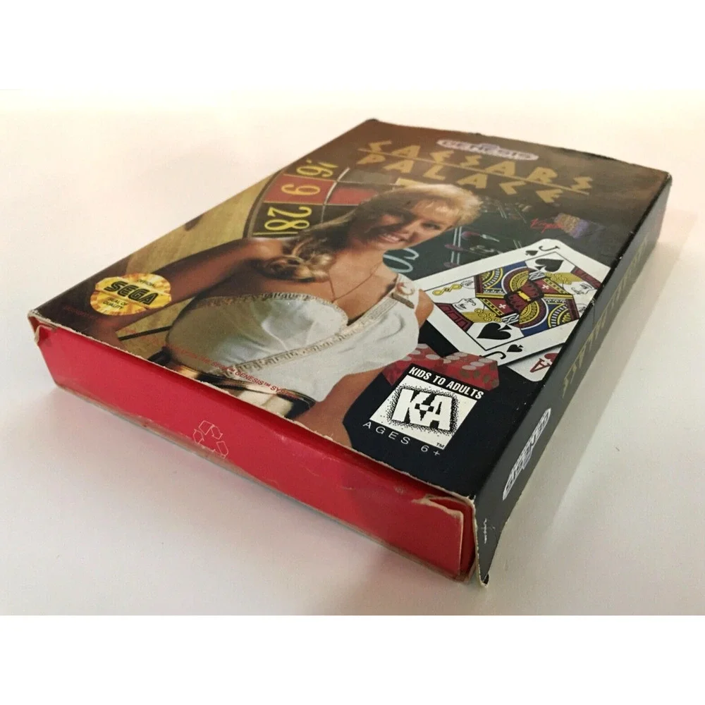 Caesar's Palace [Cardboard Box] (Sega Genesis, 1993) CIB Complete - US Seller